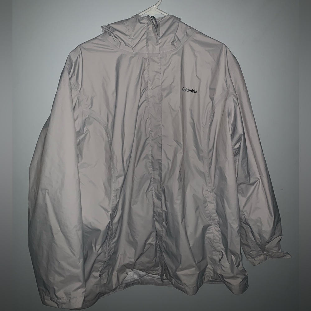 Columbia WindBreaker Silver Size 3X